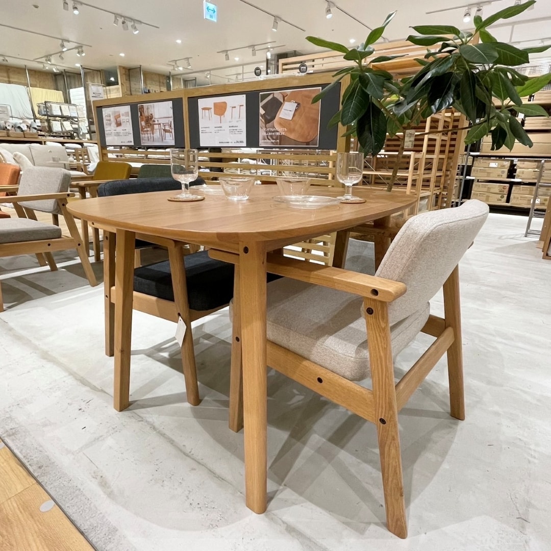 テーブルの写真