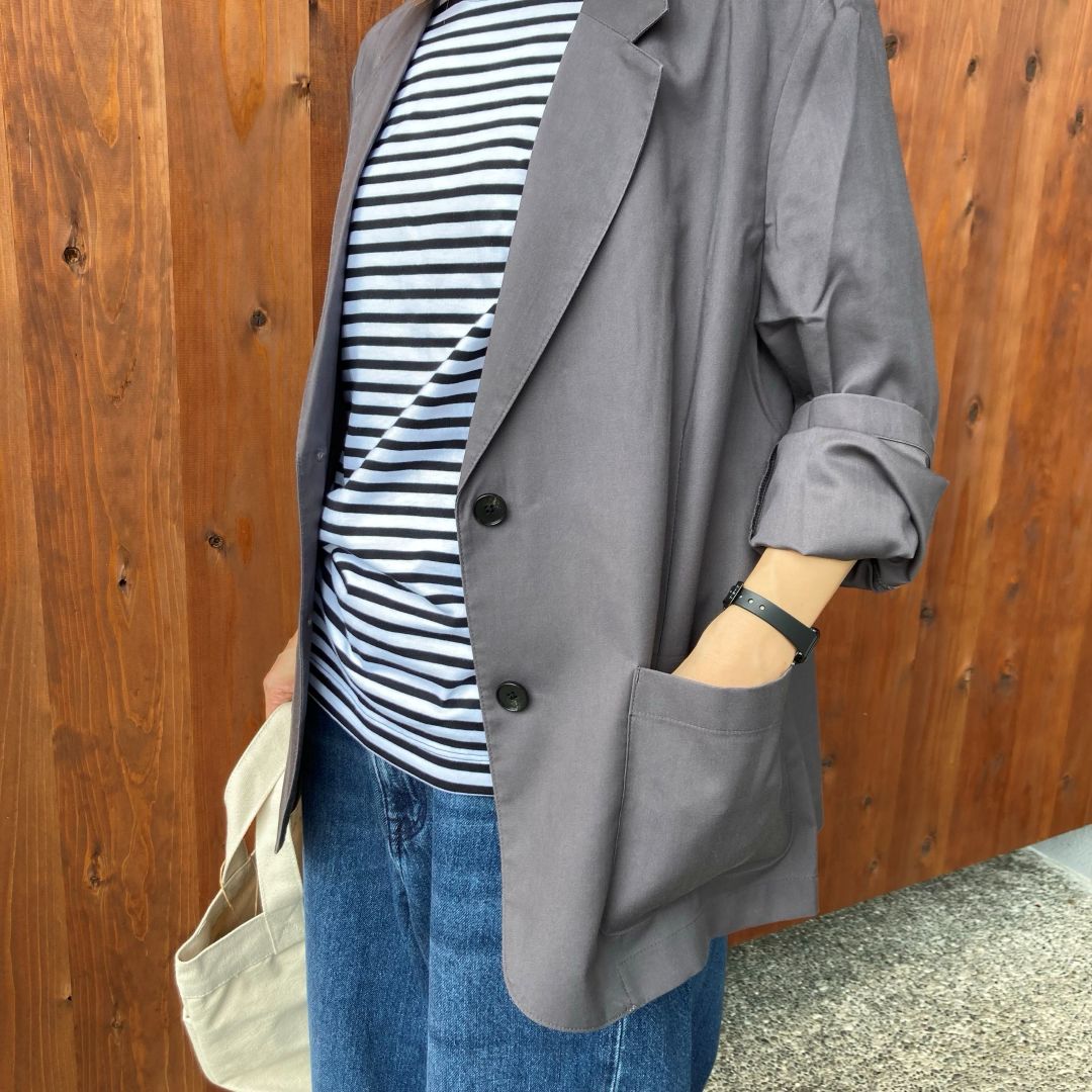 【新大村駅前】今から使える、なめらかシャツジャケット入荷！_oONmo2