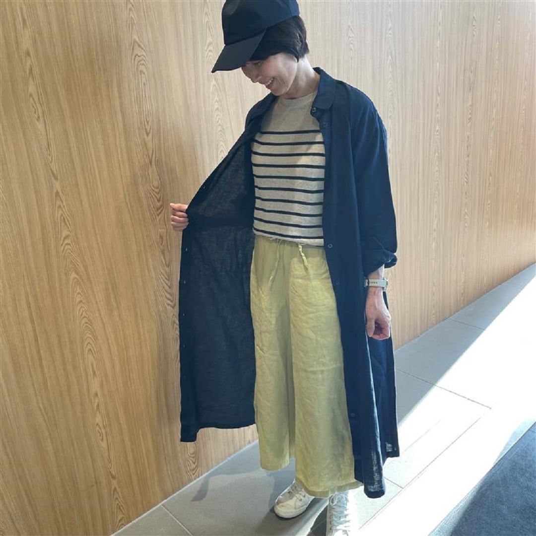 UVリネンコーデ