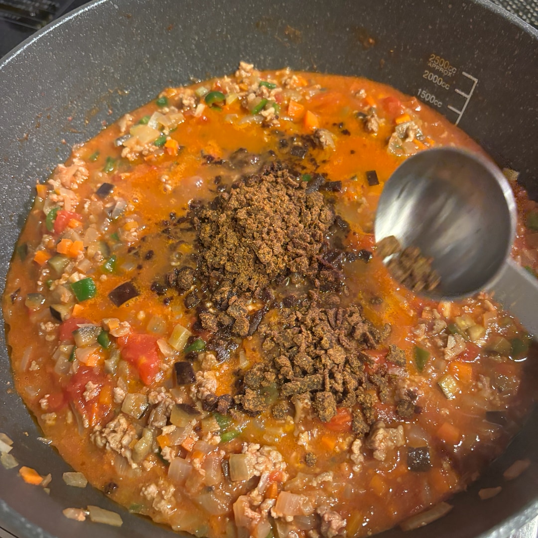 カレールー入れる