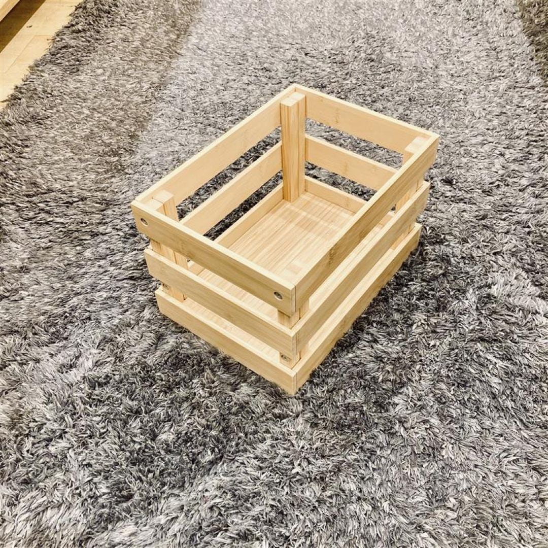 【ららぽーと豊洲】重ねて使える 竹材すのこボックス_S0VTtI