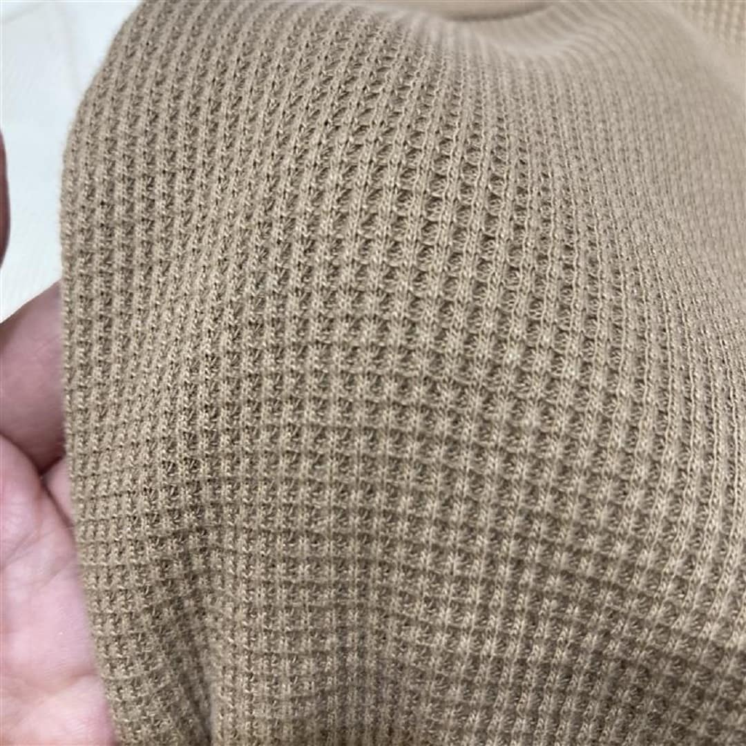 【イオンモール熱田】ワッフルクルーネック長袖Ｔシャツ｜スタッフおすすめ