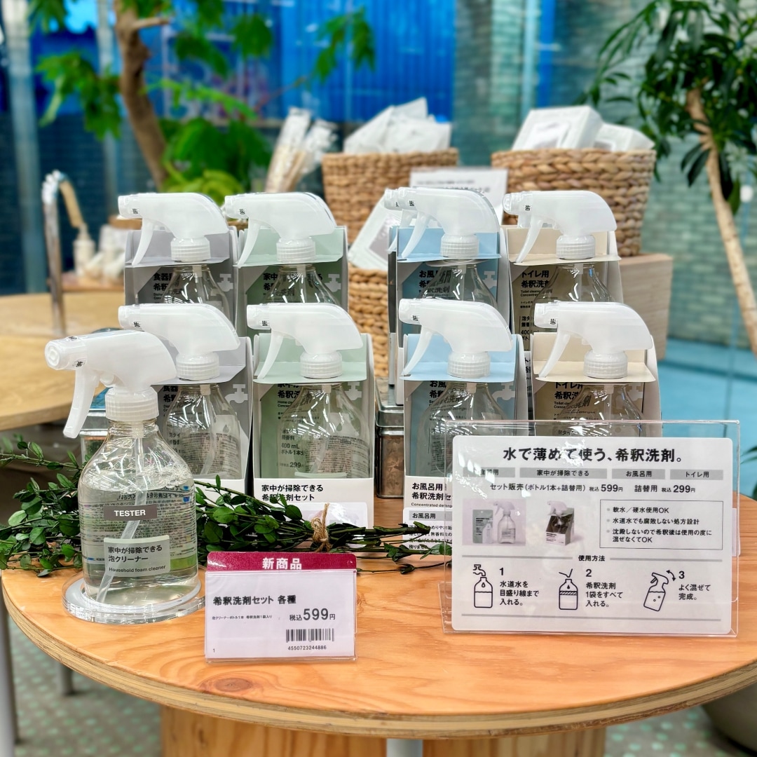 【代官山】新商品 希釈洗剤のご紹介_MC78Za