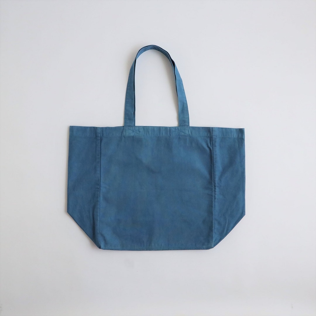 BUAISOUｲﾃﾞｰ限定2WAYﾄｰﾄﾊﾞｯｸﾞ L.Indigo_ロングハンドル裏面.jpg 