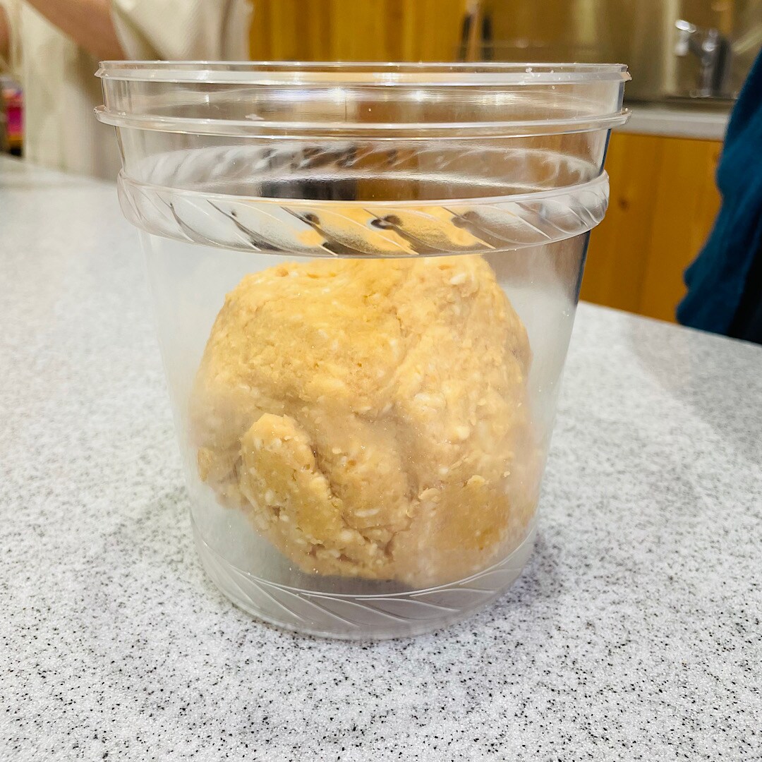 丸めた味噌