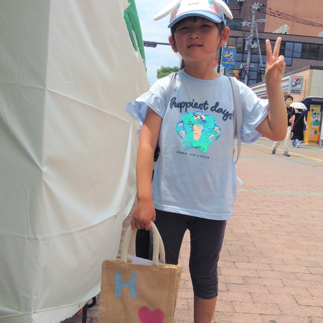 【エスパル福島】7月6日ナツフェスinえきまえ2025　ステンシルでオリジナルバッグを作るワークショップ｜イベントレポート