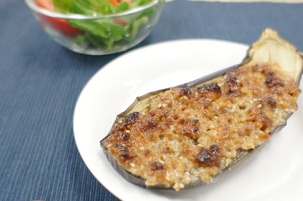 【堺北花田】 米茄子の肉味噌でんがく|そうざい売場から