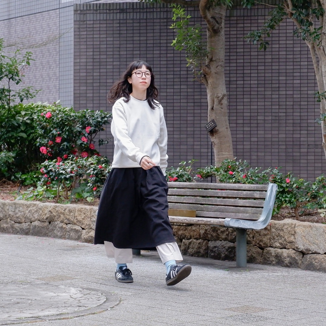 【京都山科】スウェットで冬と春、わたしの着回し｜スタッフコーディネート