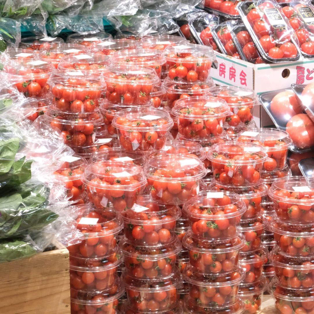 【堺北花田】林田商店さんの市場まつり開催中｜青果売場から