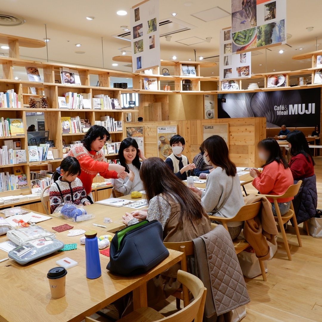 【京都山科】今月もAMAM CLUBさんと編み物の会｜すこやか研究会