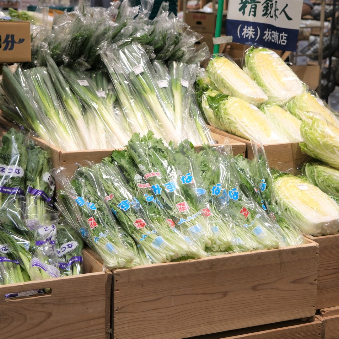 【堺北花田】林田商店さんの市場まつり開催中｜青果売場から