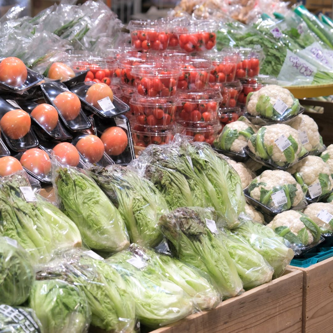 【堺北花田】林田商店さんの市場まつり開催中｜青果売場から