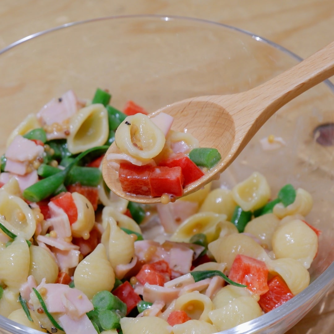 【京都山科】この形だからこそ。春のパスタサラダ｜いっしょにつくろう
