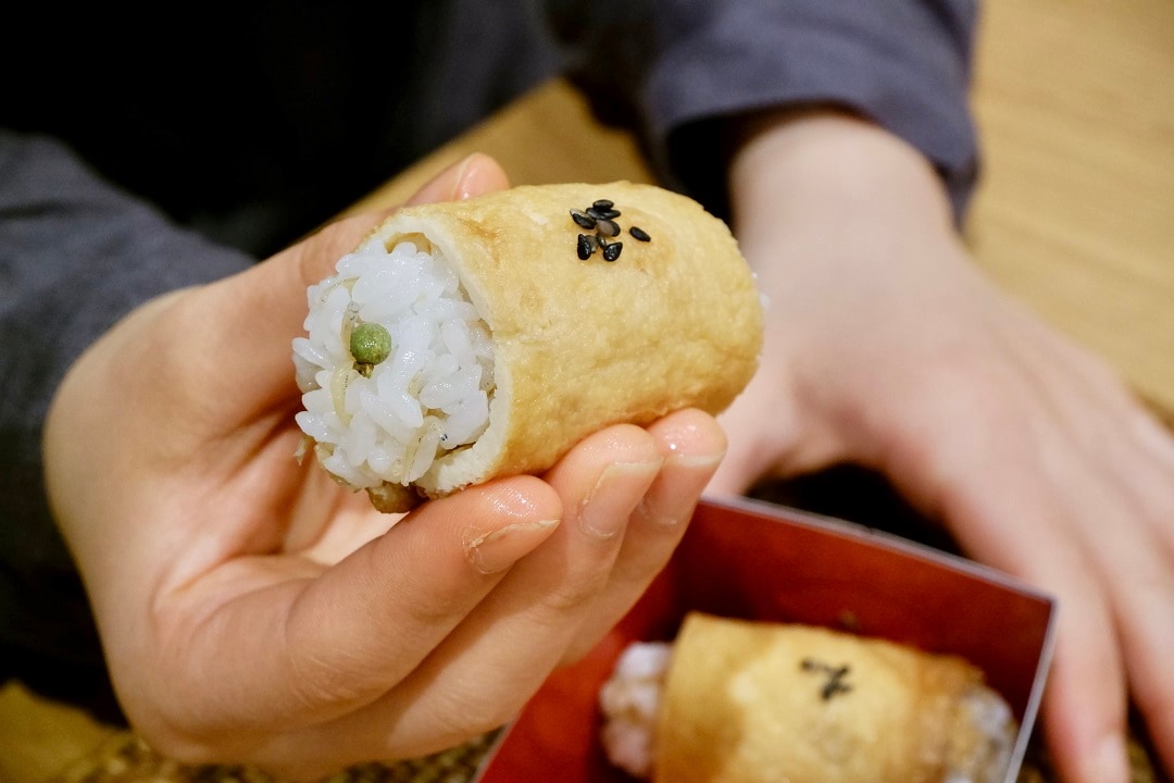 【京都山科】久在屋のお揚げでつくったいなり寿司｜鮮魚売場より