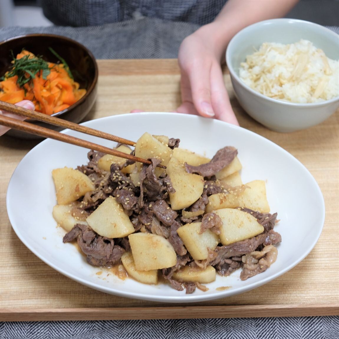 【堺北花田】出汁をつかった定食。｜いっしょにつくろう