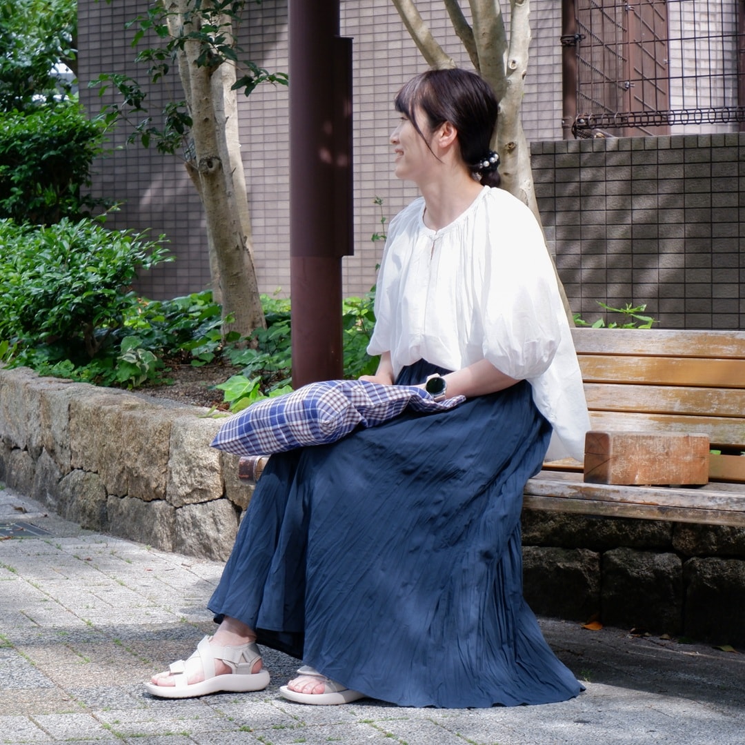 【京都山科】手仕事だからこそのしわが良い｜スタッフコーディネート