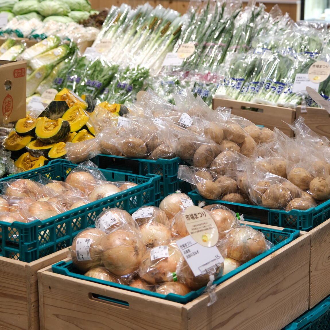 【堺北花田】林田商店さんの市場まつり開催中｜青果売場から