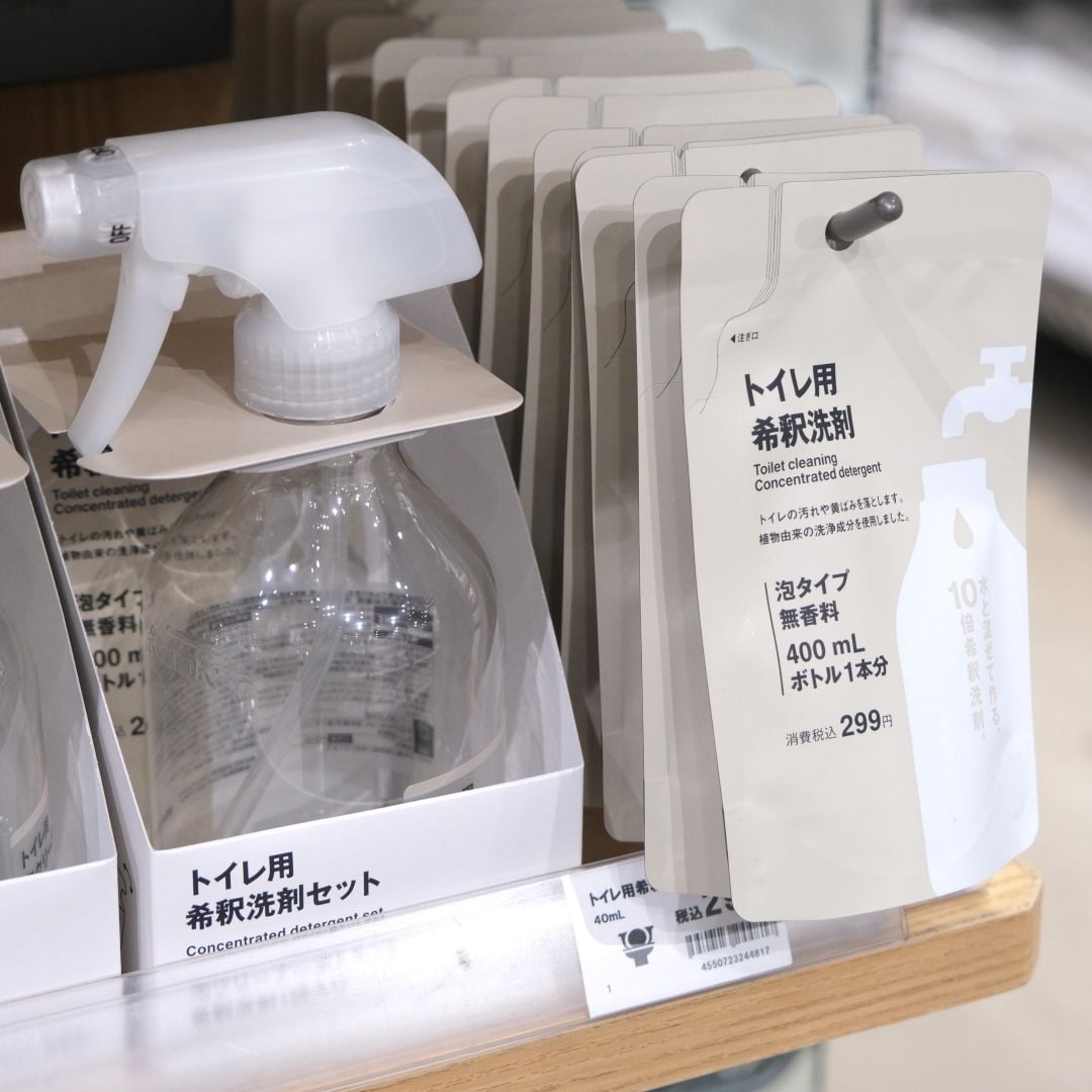 【堺北花田】持ち帰りも、ストックもコンパクト。｜希釈洗剤シリーズ