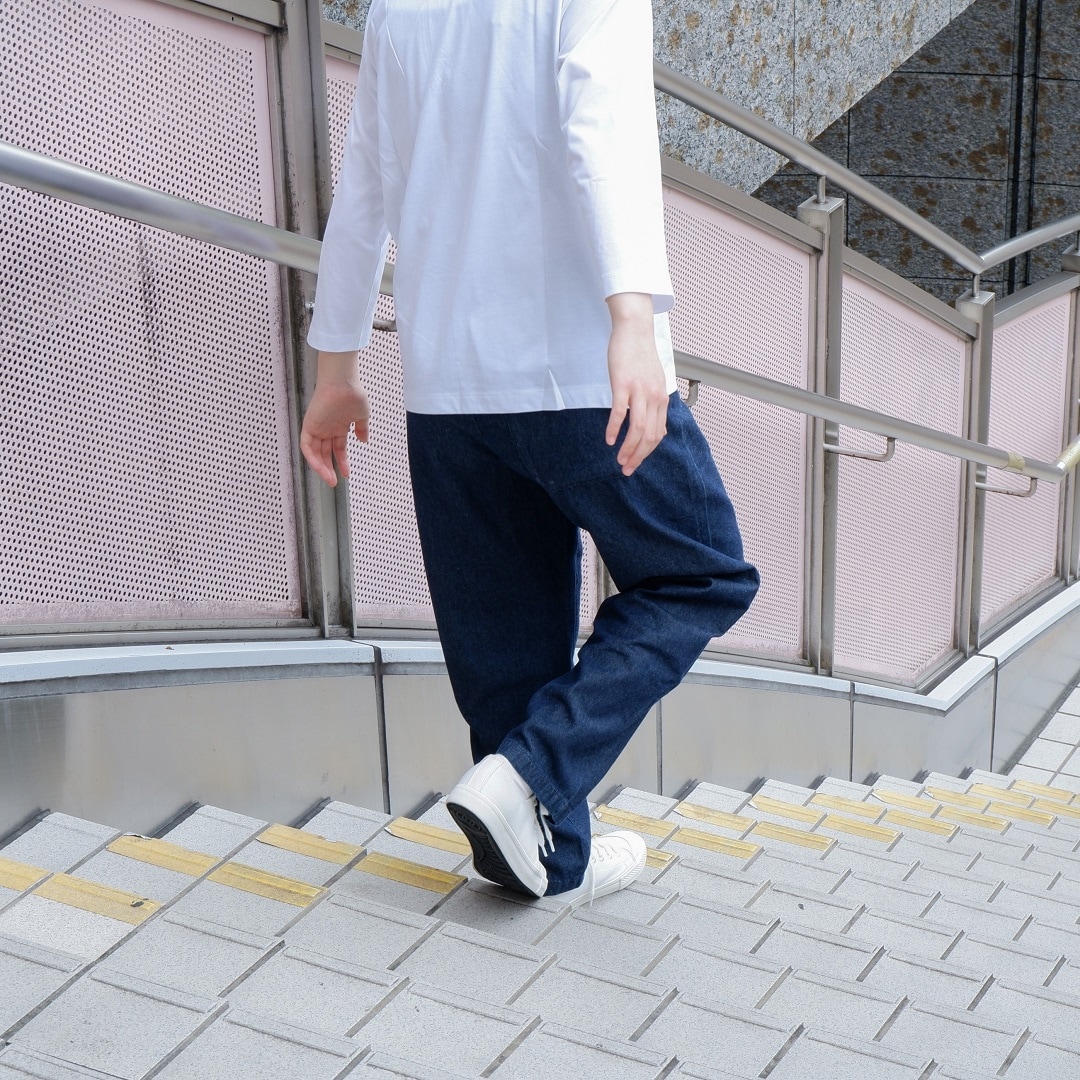 【京都山科】毎日にちょうど良いパンツ｜スタッフコーディネート