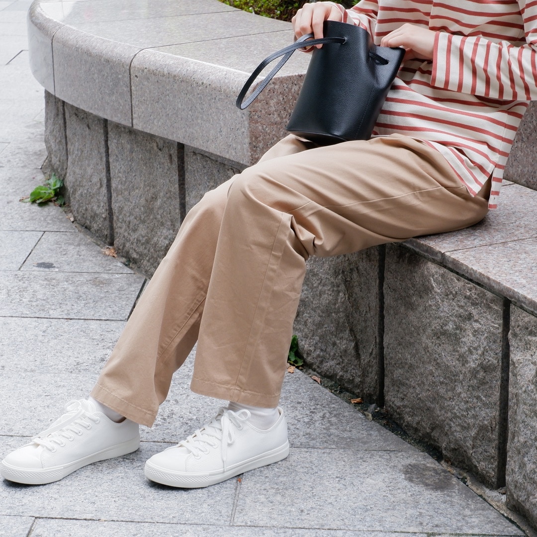 【京都山科】毎日にちょうど良いパンツ｜スタッフコーディネート