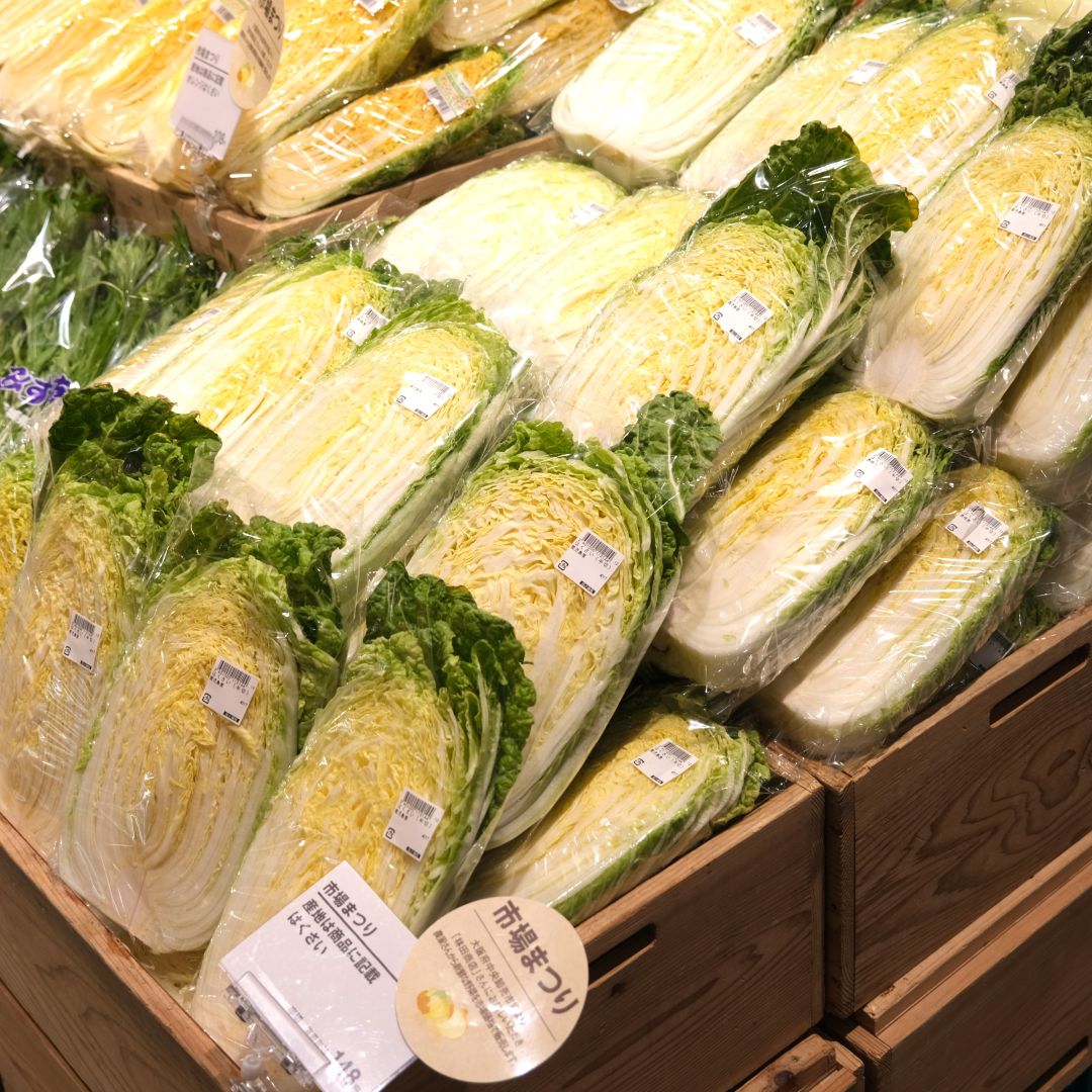 【堺北花田】林田商店さんの市場まつり開催中｜青果売場から