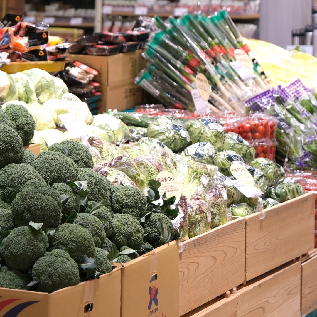 【堺北花田】林田商店さんの市場まつり開催中｜青果売場から