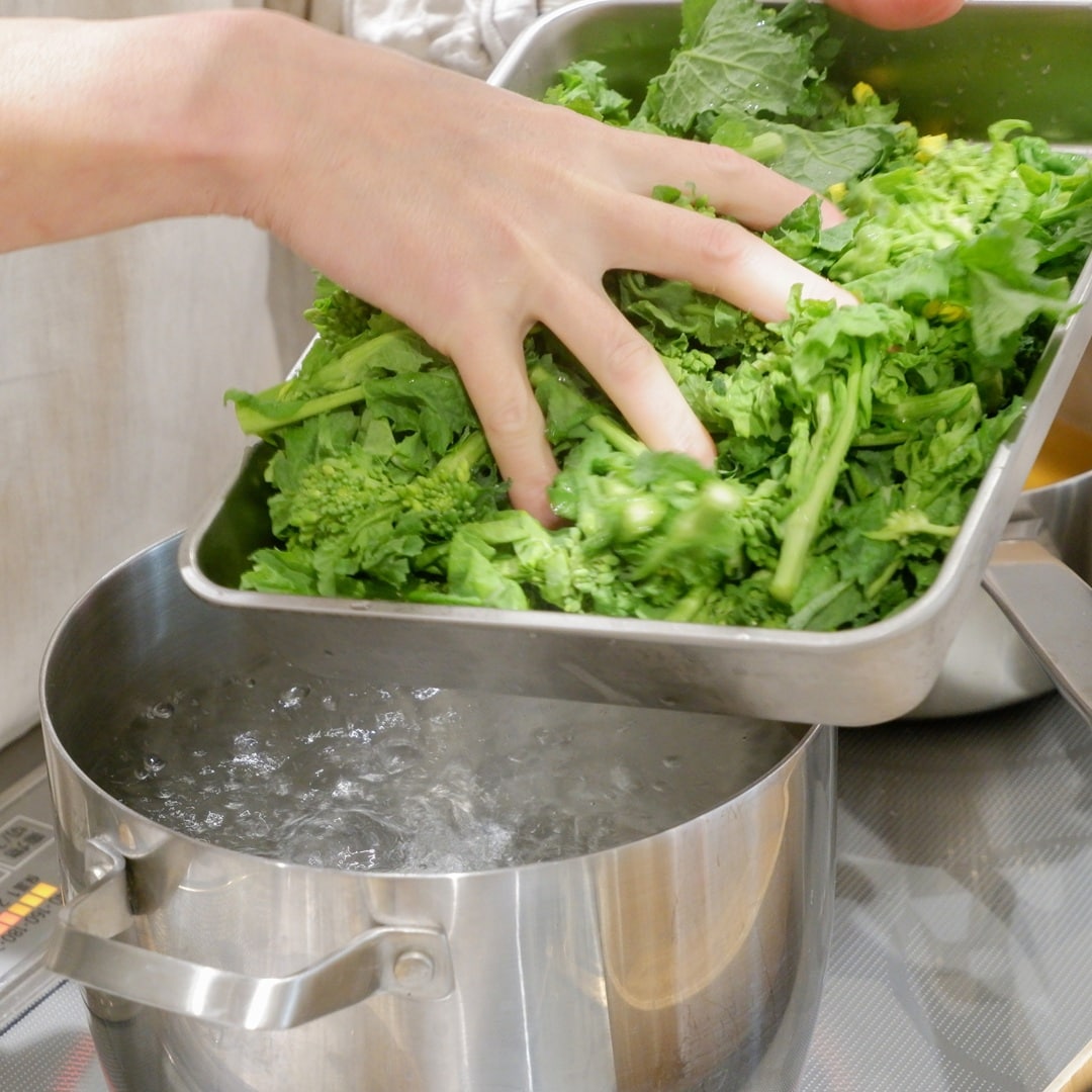 【京都山科】春をいただく、菜の花レシピ5選｜キッチンカウンター