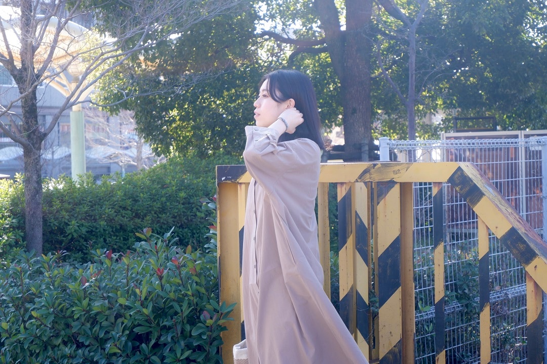 【京都山科】風の中で着たい服｜スタッフコーディネート