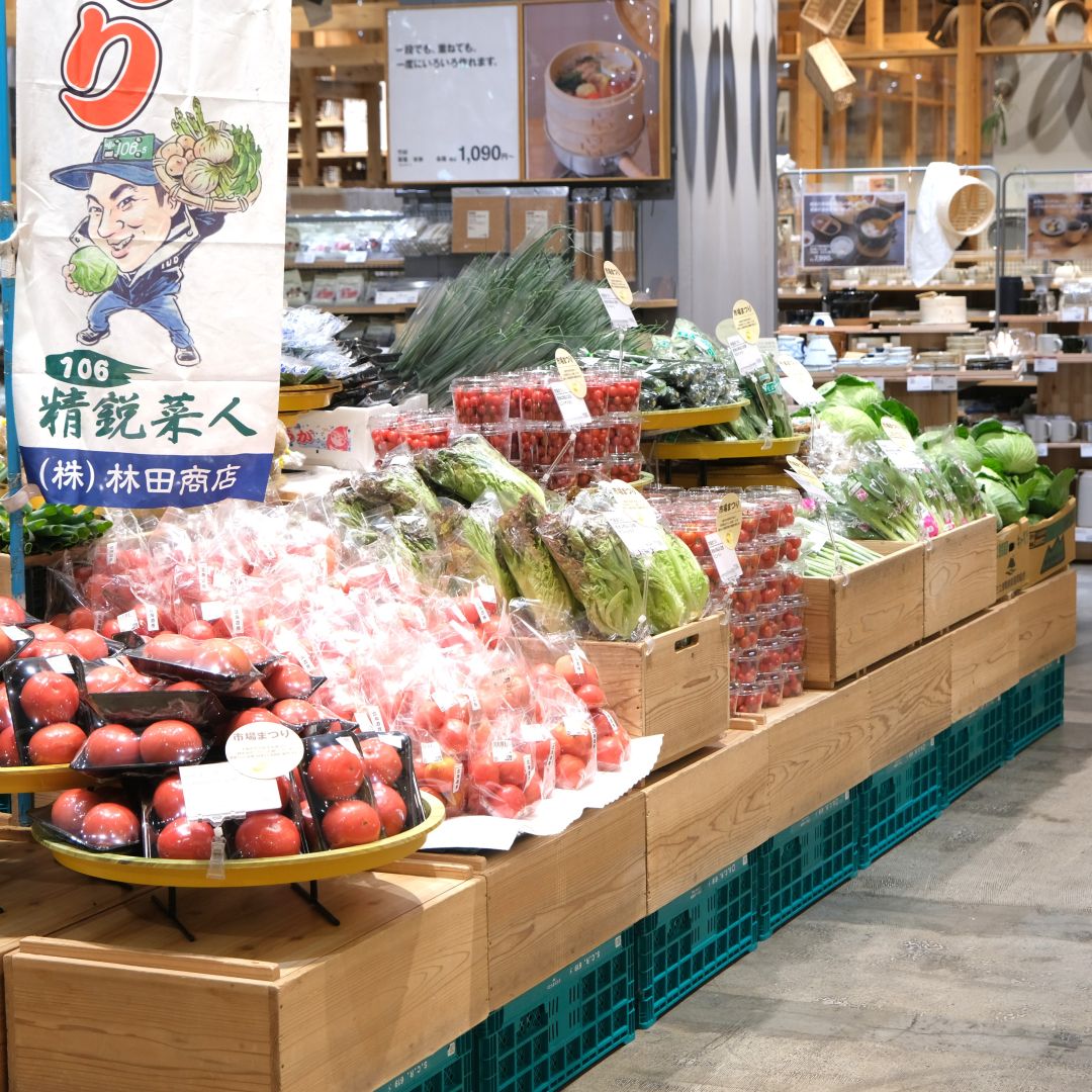 【堺北花田】林田商店さんの市場まつり開催中｜青果売場から_u7BxR0
