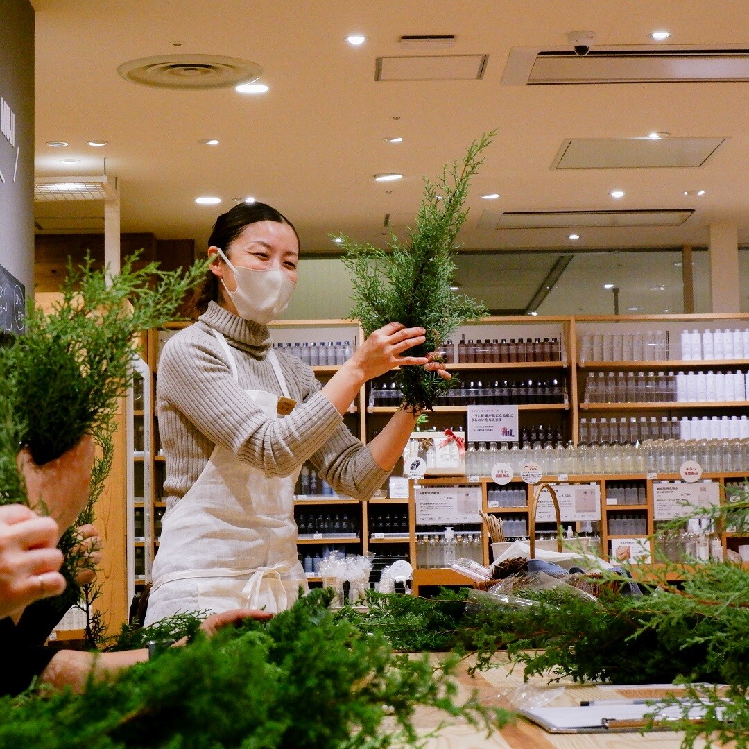 【京都山科】願いを込めてつくる、クリスマスリース｜イベントレポート