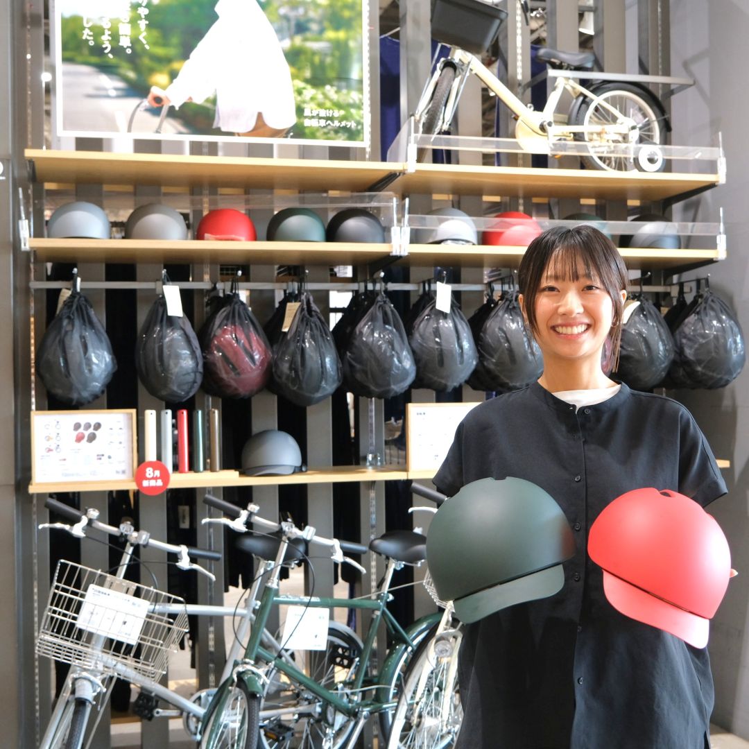 【堺北花田】『風が抜ける自転車ヘルメット』できました。｜新商品_MUy0Zh