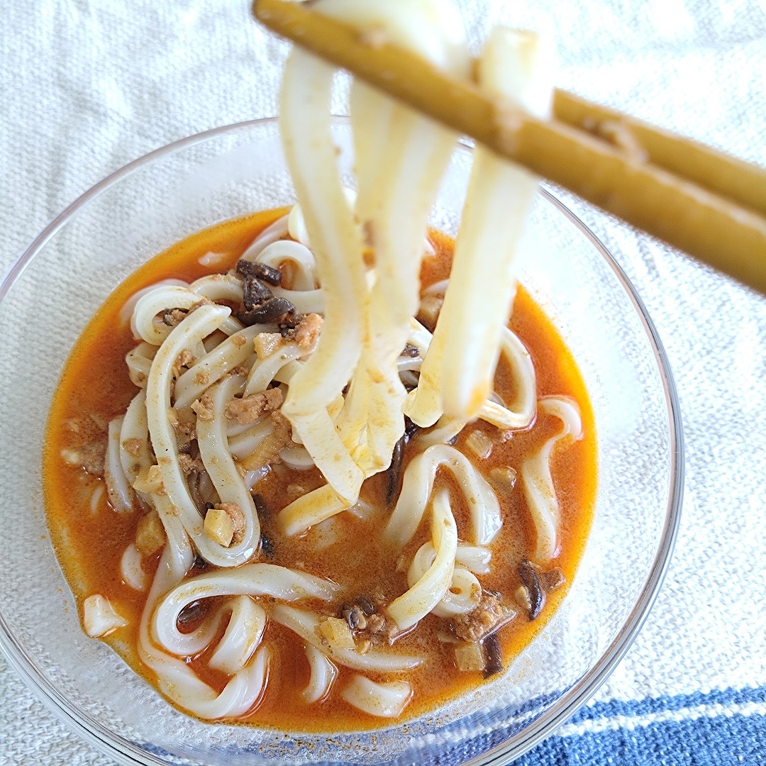 【イオンモール鈴鹿】簡単おうちごはん｜ごはんにかける　冷やしごま豆乳担々スープ