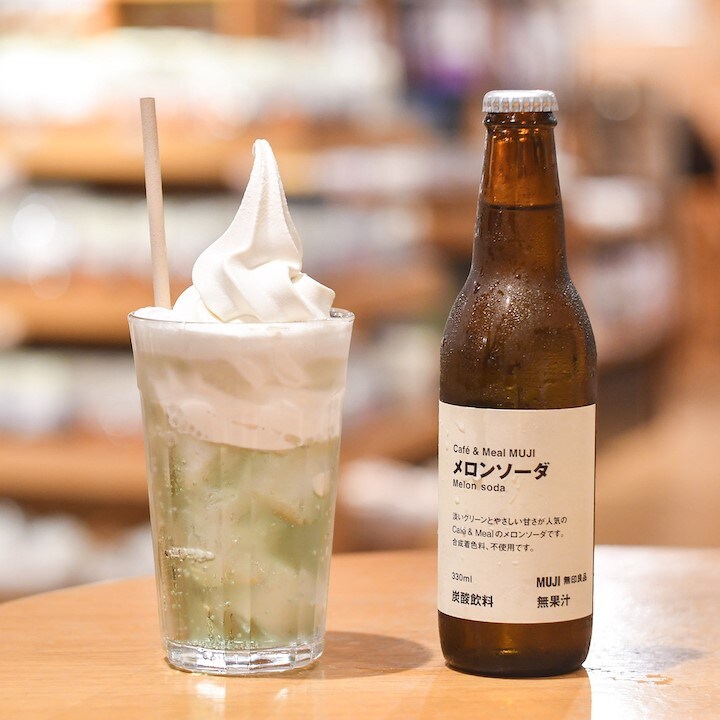 【Cafe'&Meal MUJI グランフロント大阪】クリームソーダ