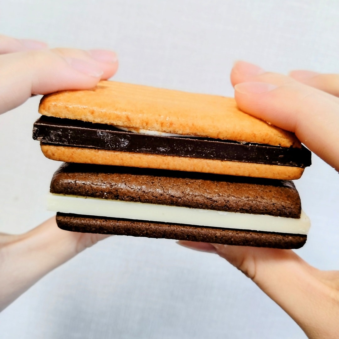 【イオンモール鈴鹿】厚めのチョコをサンドするしあわせ