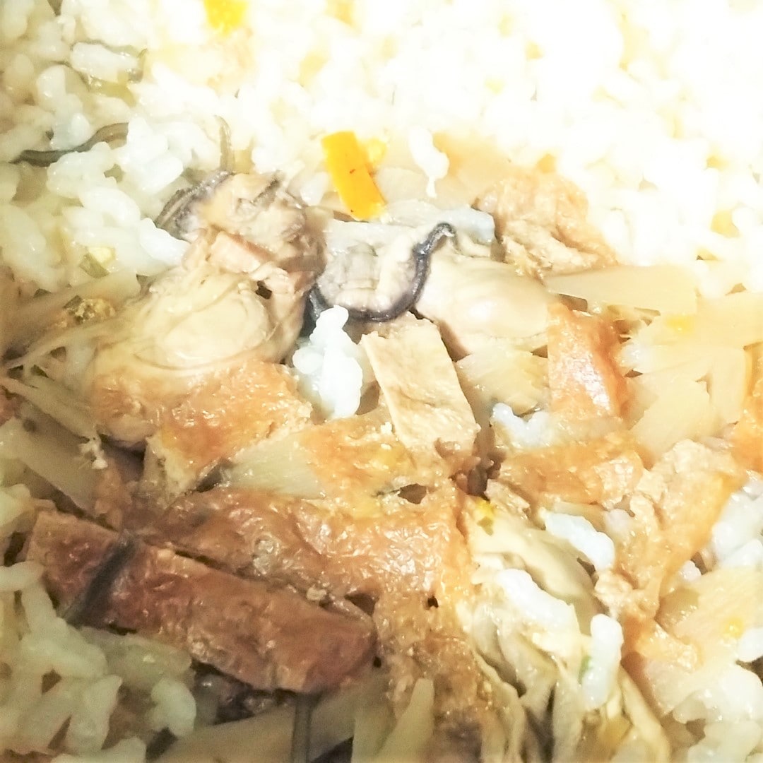 【イオンモール鈴鹿】炊き込みごはんの素　瀬戸内海産牡蠣とごぼうのごはん