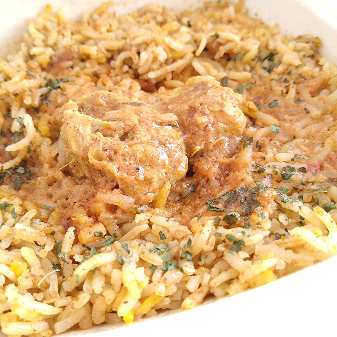 【イオンモール鈴鹿】レンジで簡単スパイス香るごはん｜チキンビリヤニ