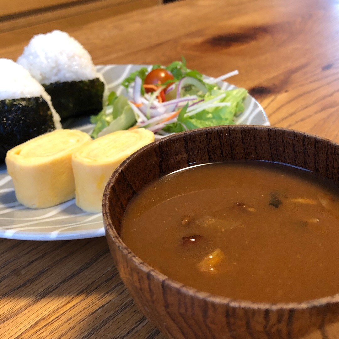 【ザ・モール仙台長町】食べるスープ「なめこの赤だし」