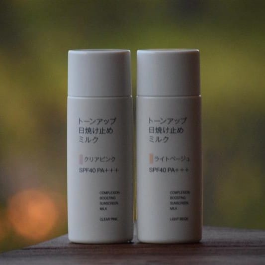 トーンアップ日焼け止めミルクの写真