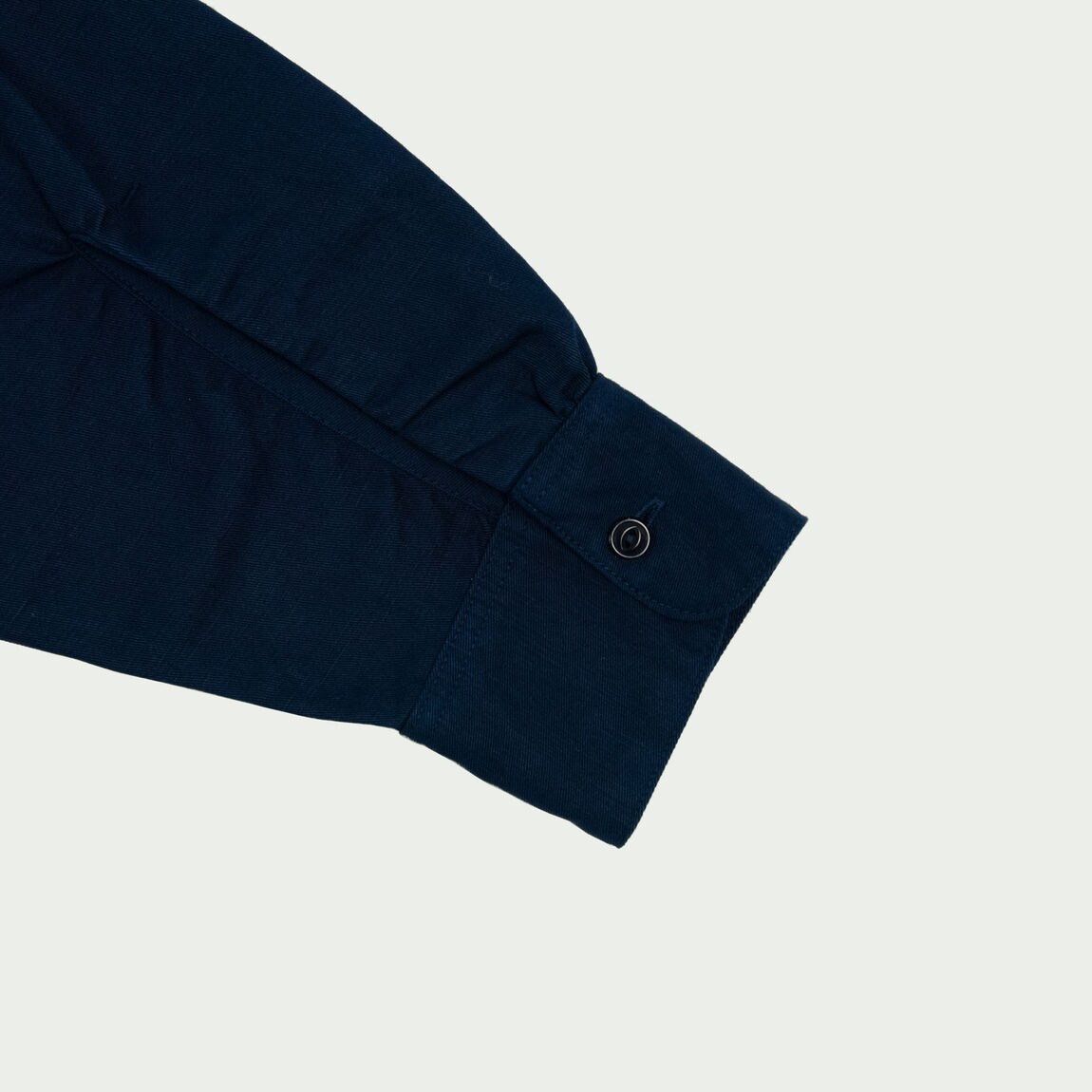 Henley neck shirt dark indigo(S)袖.jpg