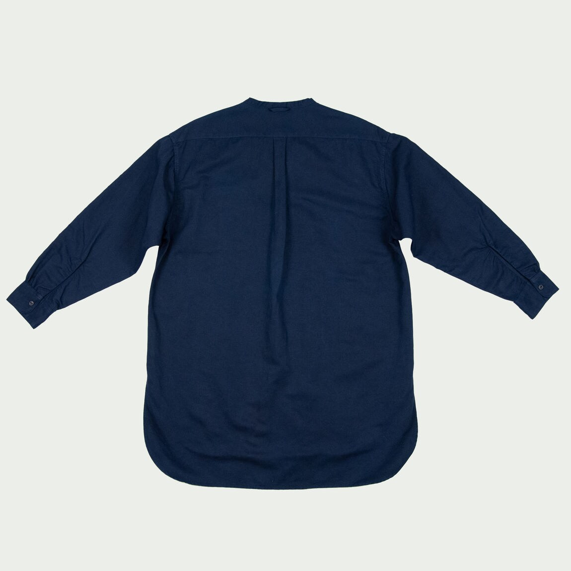 Henley neck shirt dark indigo(S)裏.jpg 