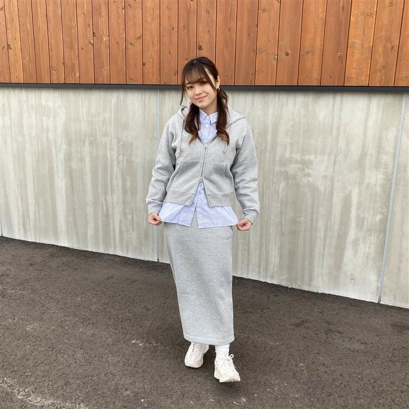 スウェットフルジップパーカ