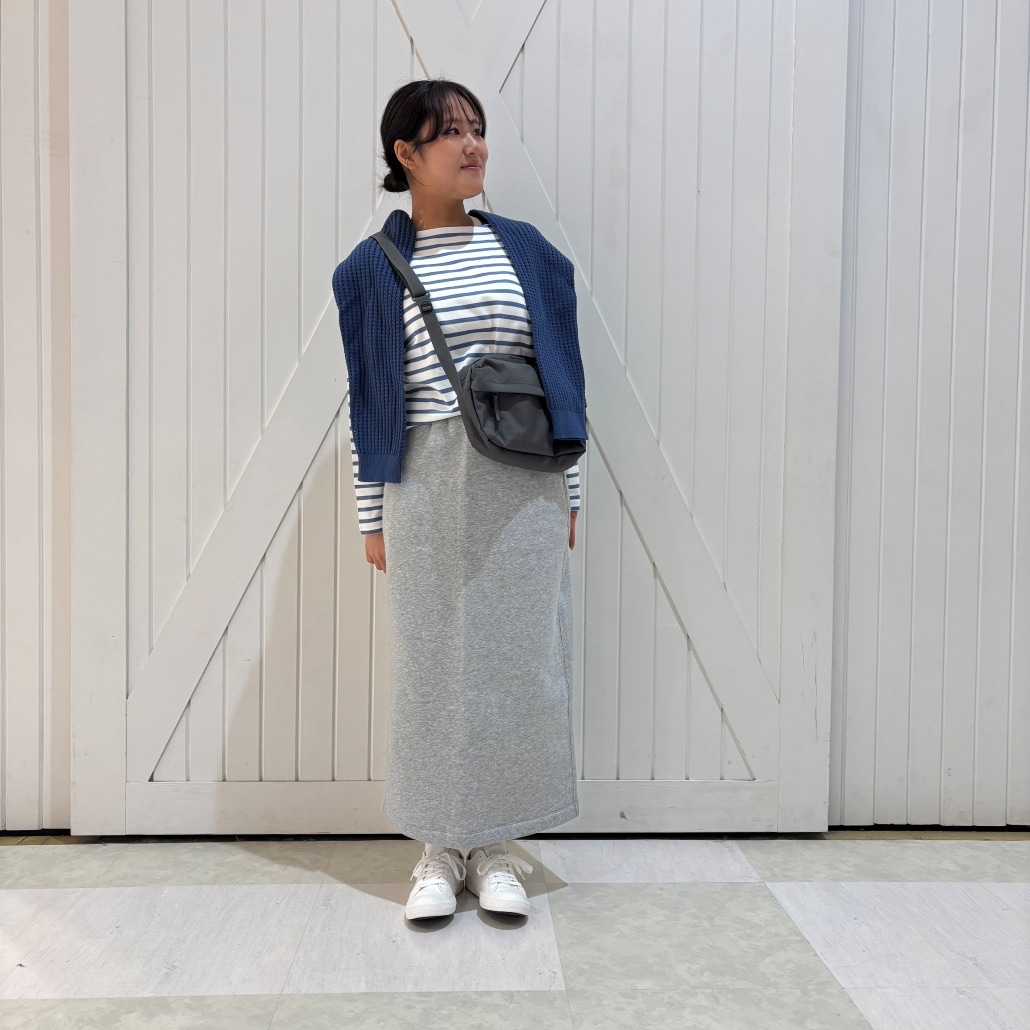 スウェットIラインスカート