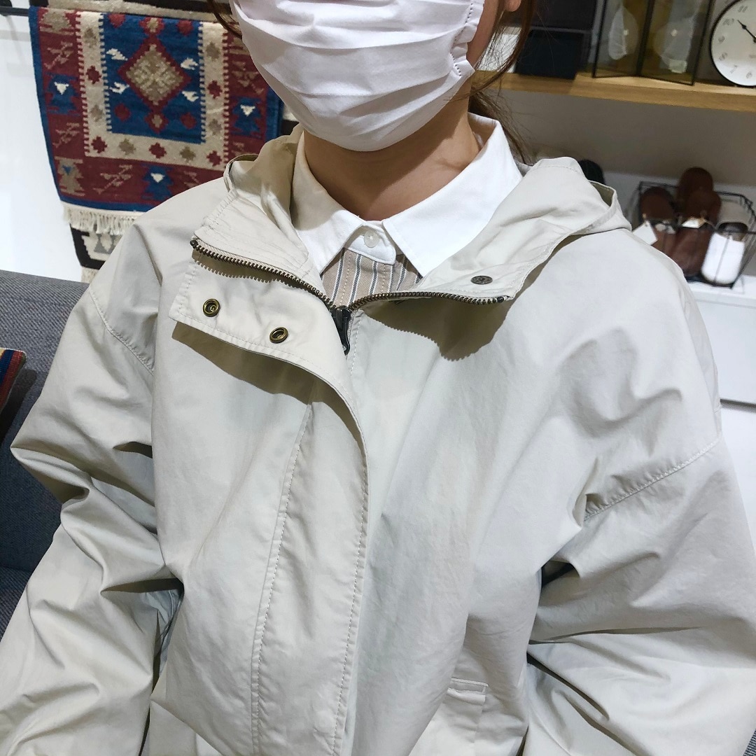 撥水　襟あけ