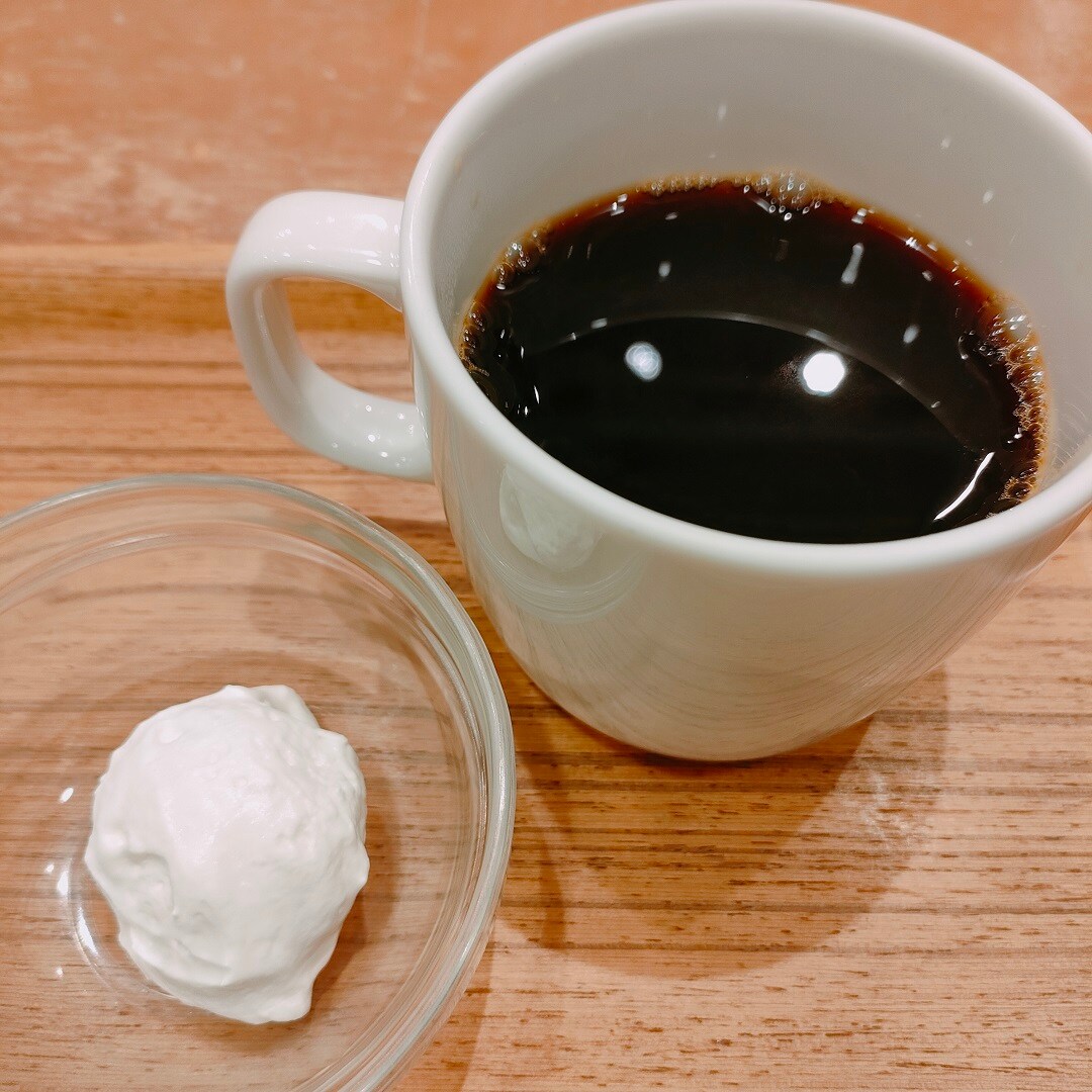 ホイップとコーヒー