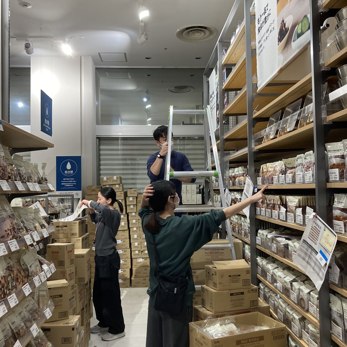 食品品出しの写真