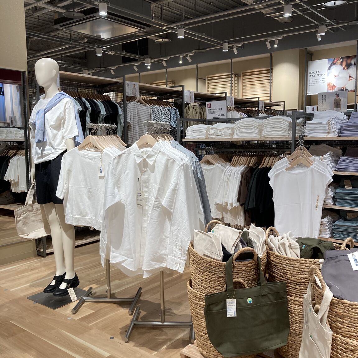 衣服売り場の写真
