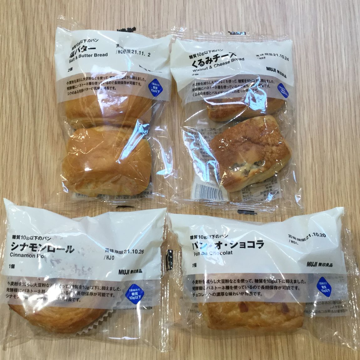 【イオンモール京都五条】糖質１０ｇ以下のパン