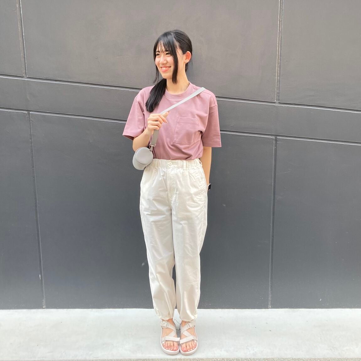 涼感Tシャツのスタッフスナップ