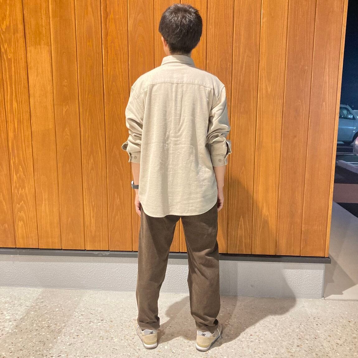 コーディネート全身画像後ろ 紳士