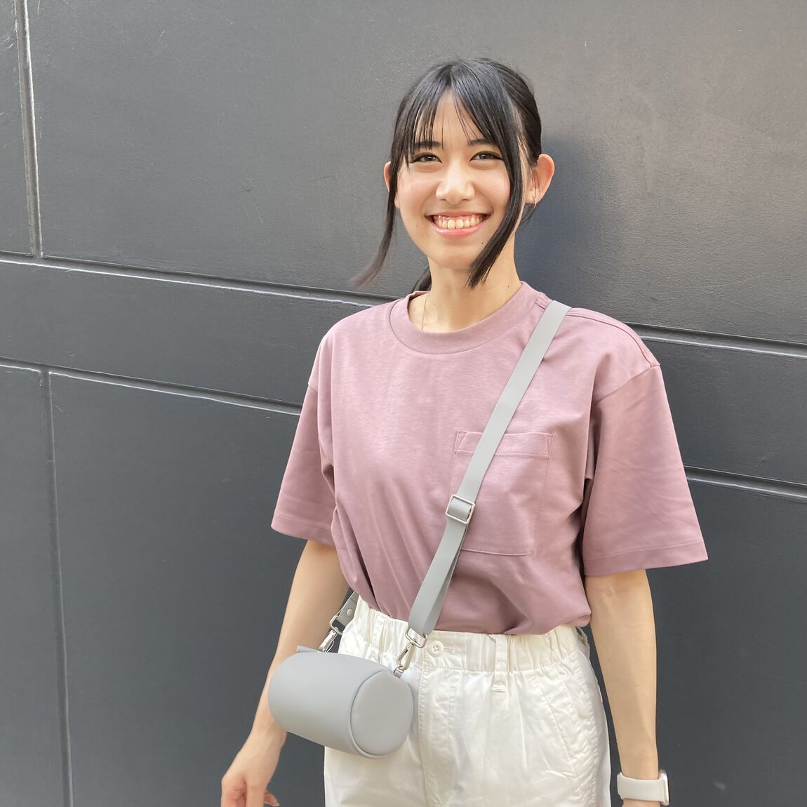涼感Tシャツのスタッフスナップ